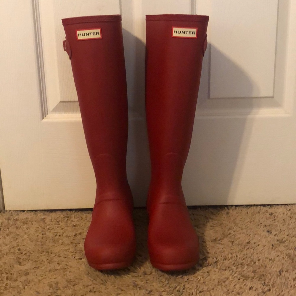 Red Hunter Rain Boots